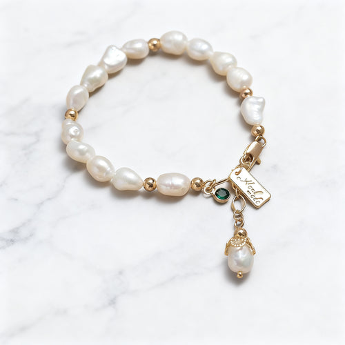 PERLA · Bracciale di Perle Naturali