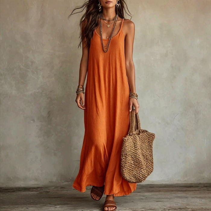 MARA · Vestido Bohemio Largo