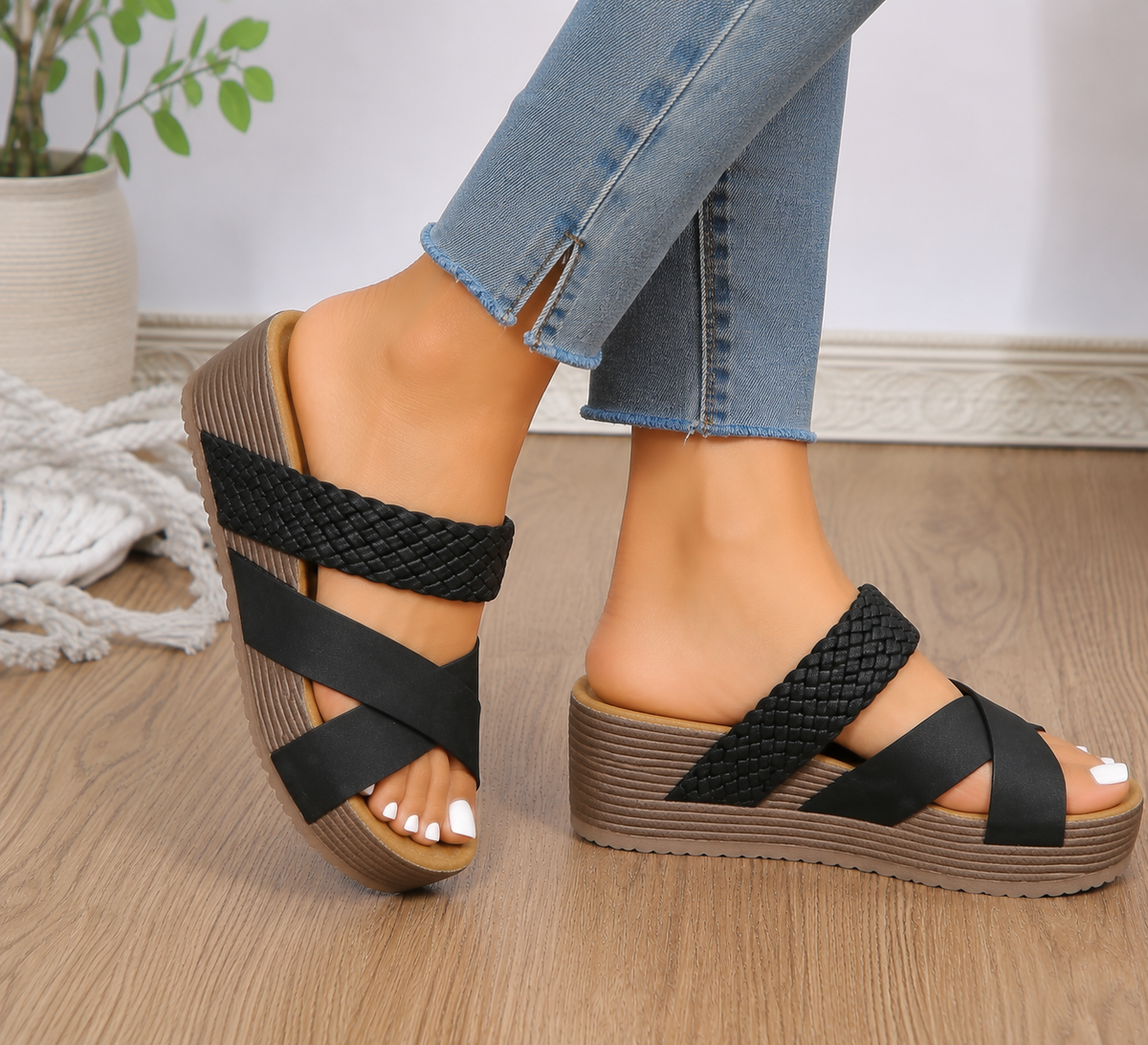 ZELDA · Sandalias Trenzadas