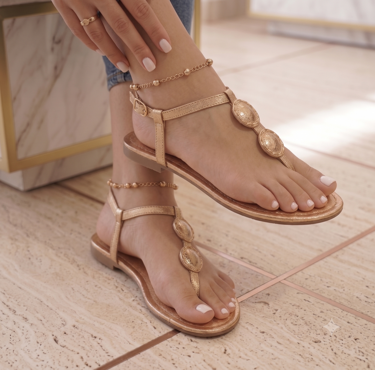 ZAFIRA · Sandalias Planas