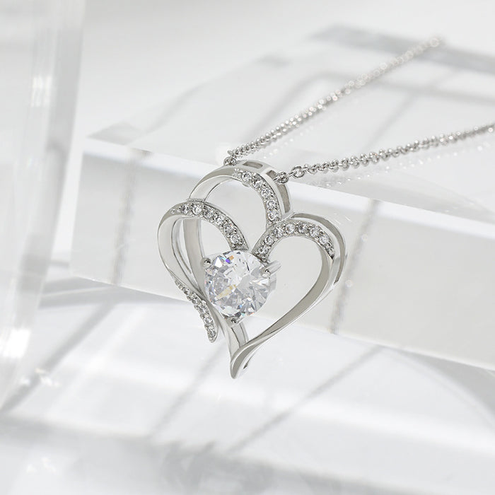 JIMENA · Collar Doble Corazón