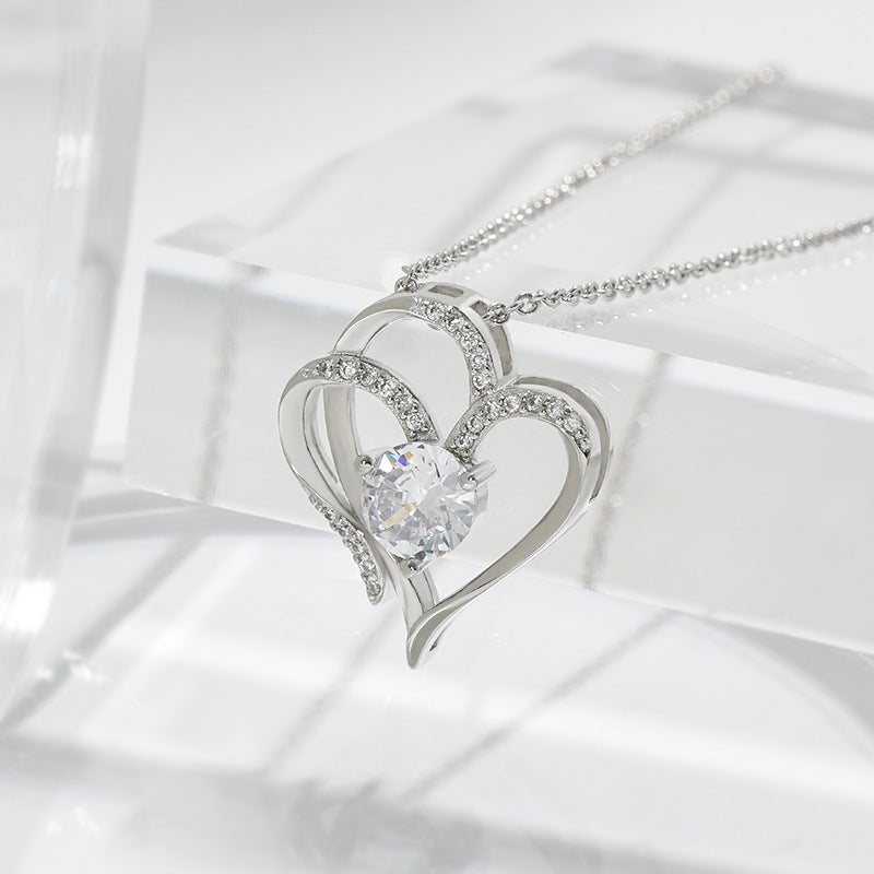 JIMENA · Collar Doble Corazón