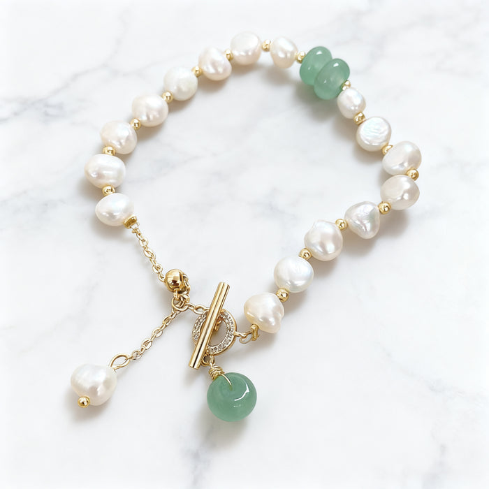 MAR brazalete perlas barrocas