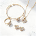 CARIÑO set de joyas corazón