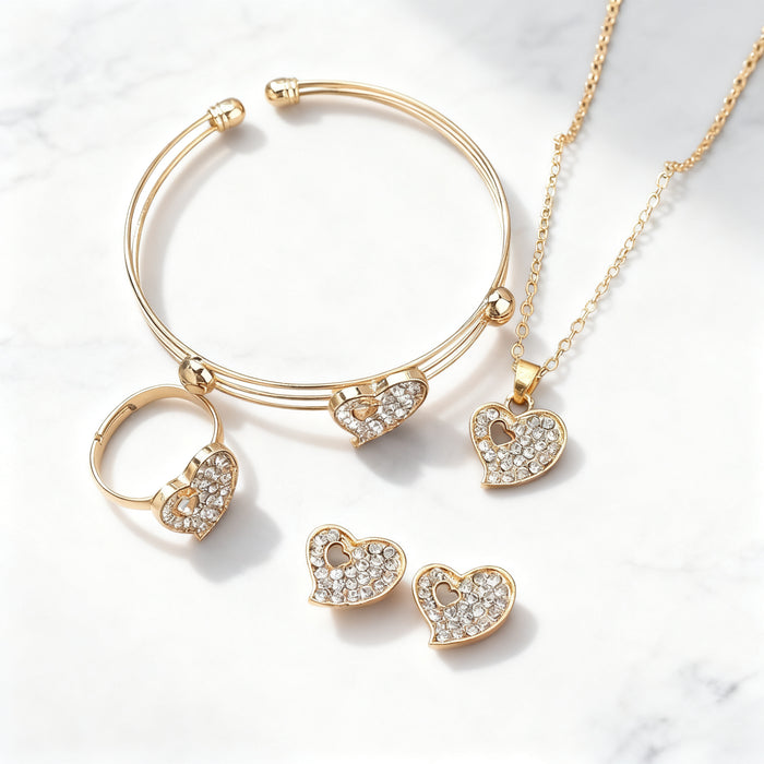 CARIÑO set de joyas corazón