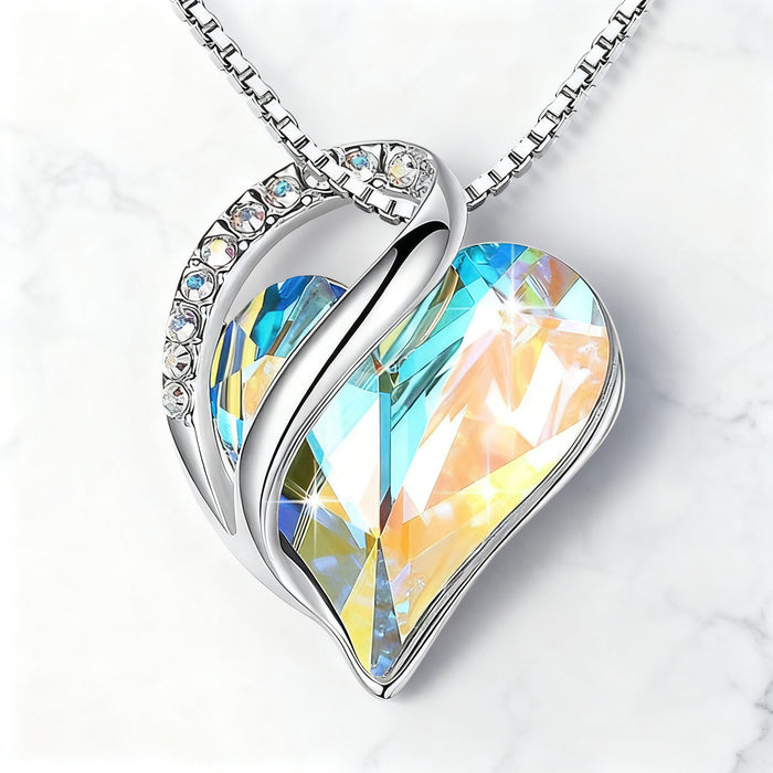 NIEVES collar corazón plata 925