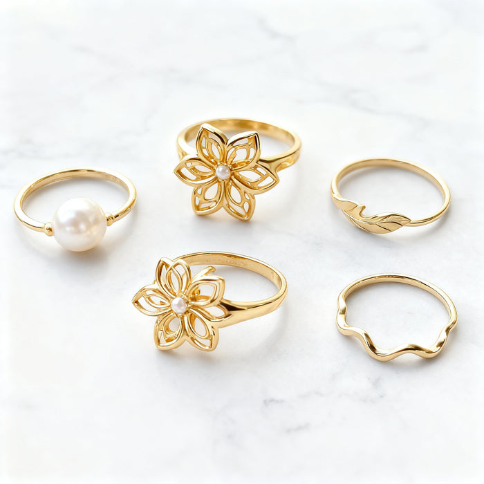 FLORA anillo flor calado