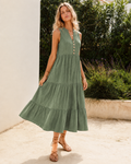 MIRELA · Vestido Plisado